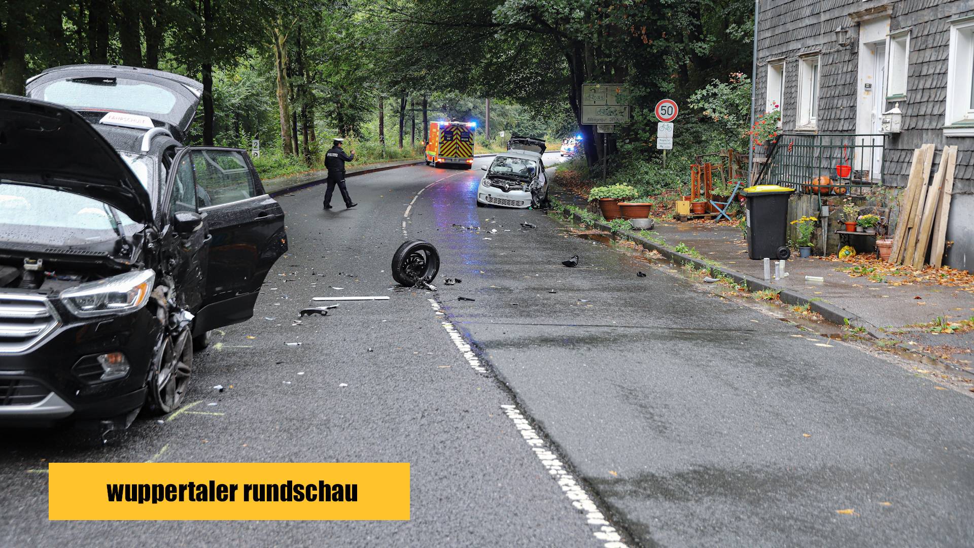 Schwerer Unfall auf der Beyenburger Straße