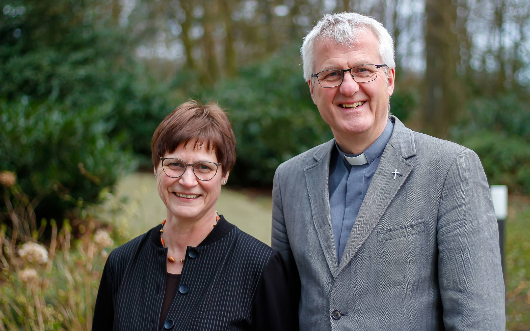  Ilka Federschmidt ist Wuppertals evangelische Superintendentin, Bruno Kurth der katholische Stadtdechant.  