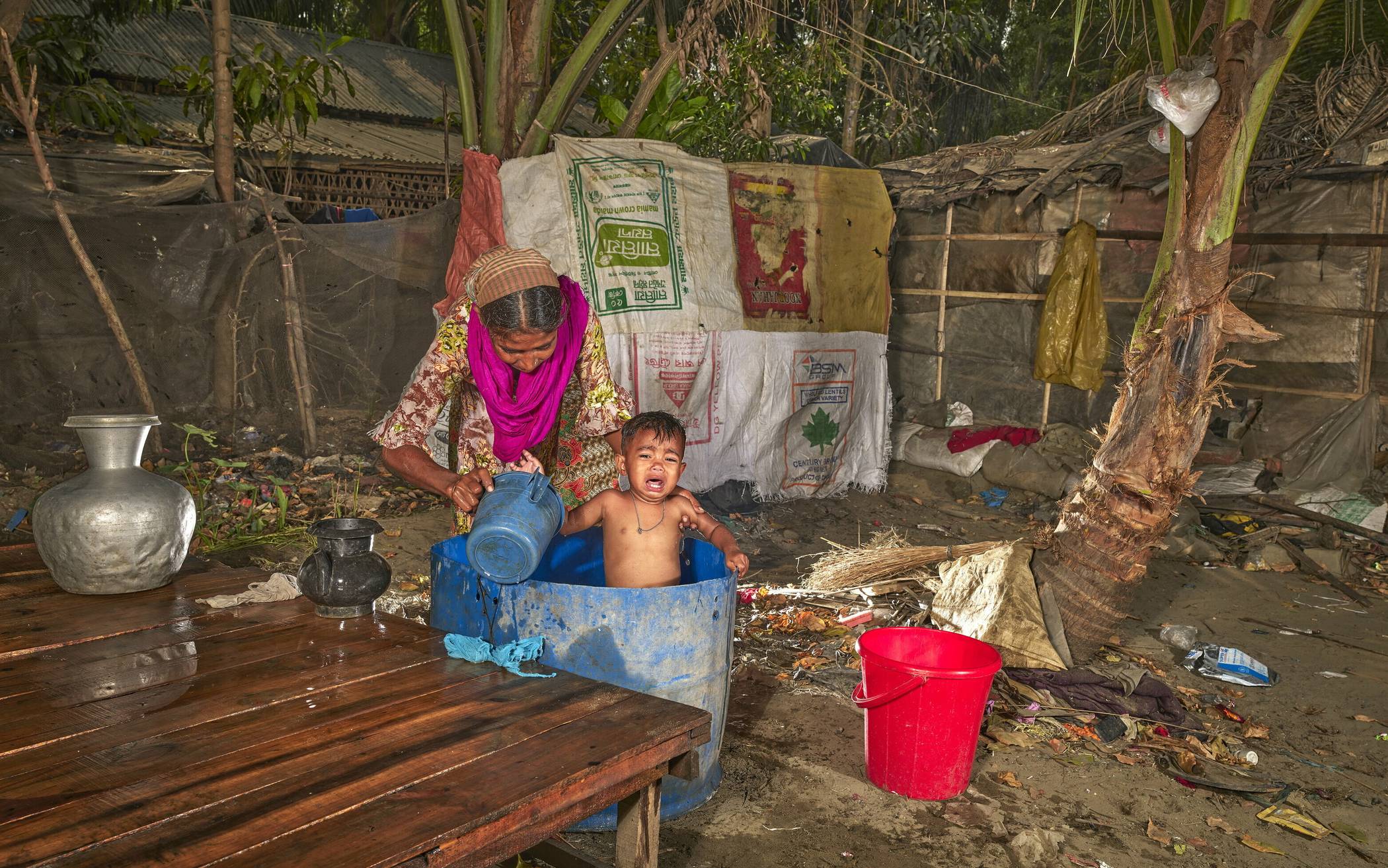  Rohingya in Bangladesch. 