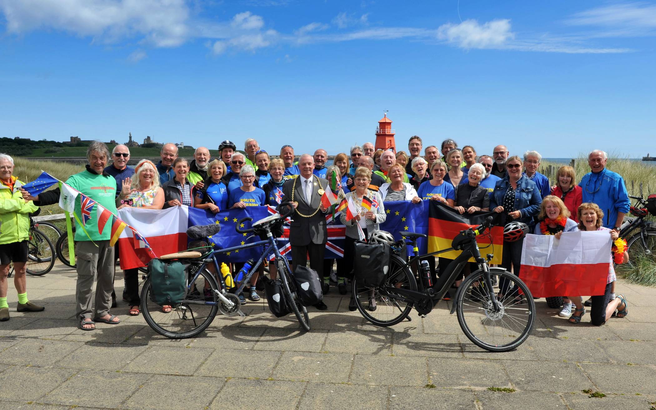 Radgruppen aus Wuppertal und Polen besuchten