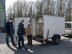 Die Hilfsgüter der Lebenshilfe Wuppertal werden