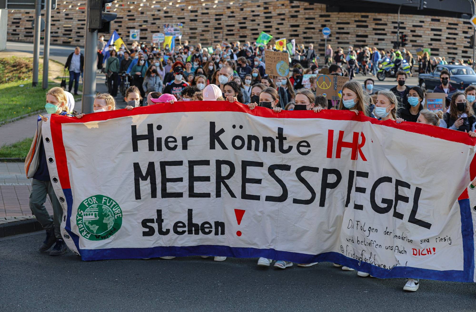  In Wuppertal beteiligten sich am 25. März rund 750 Menschen am globalen Klimastreik. 