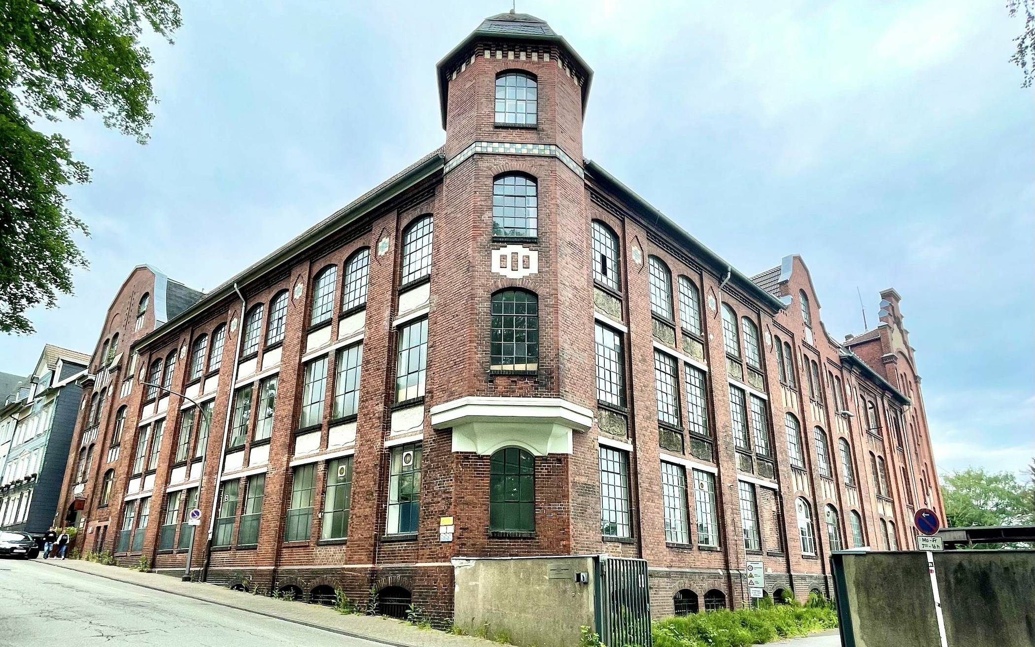 Die historische Knopffabrik an der Alarichstraße