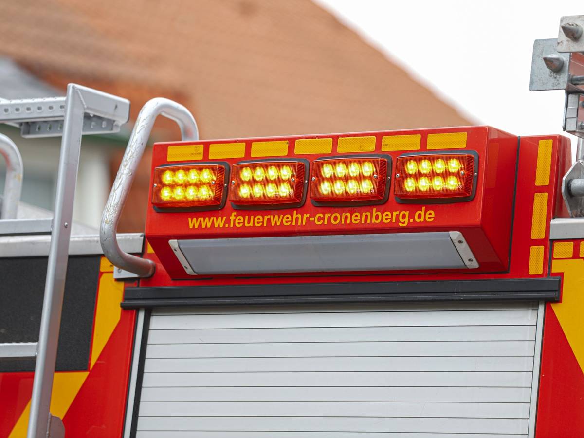 Kurioser Feuerwehr-Einsatz in Cronenberg
