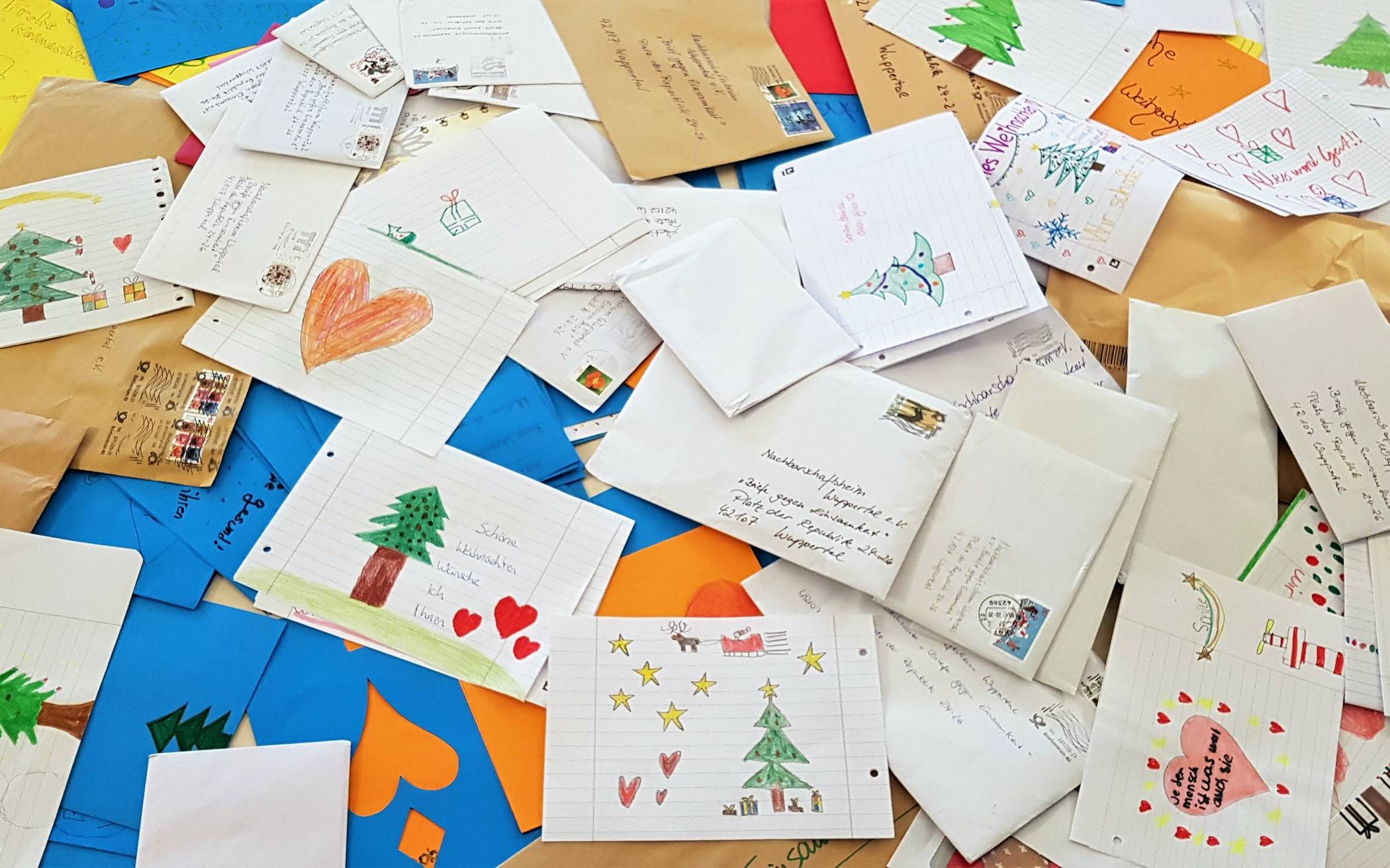  Im vergangenen Jahr rief das Nachbarschaftsheim zu einer Brief- bzw. Postkartenaktion auf. 
