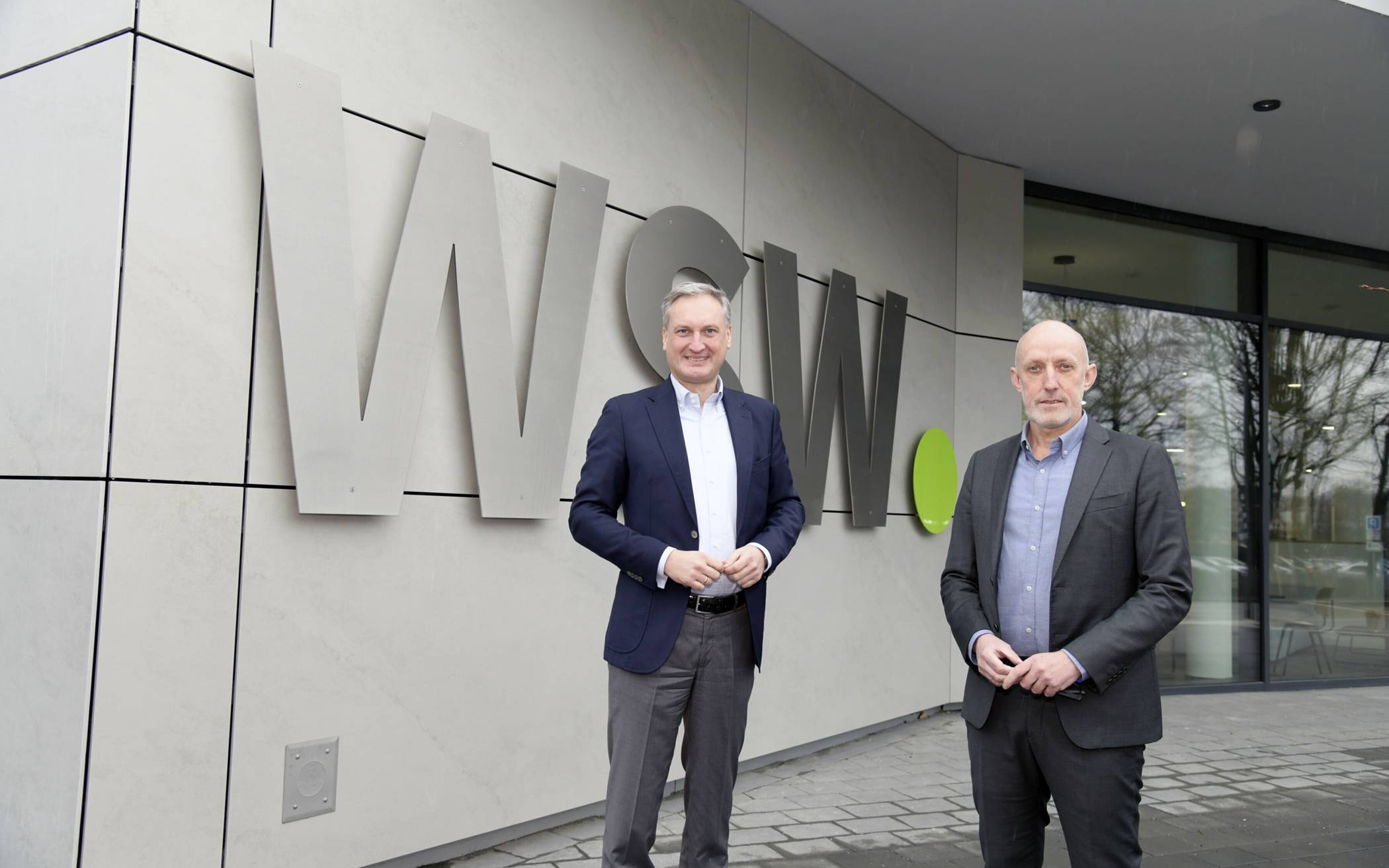  Der WSW-Vorstandsvorsitzende Markus Hilkenbach (li.) und WSW-Arbeitsdirektor Markus Schlomski. 