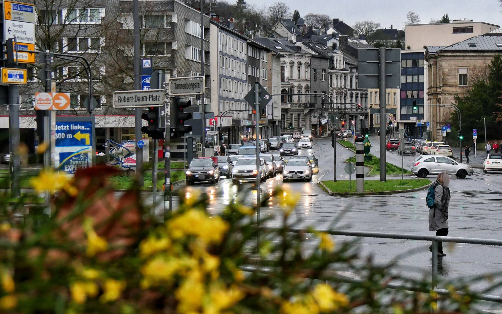 Ein regnerischer Aschermittwoch​ in Wuppertal-Elberfeld