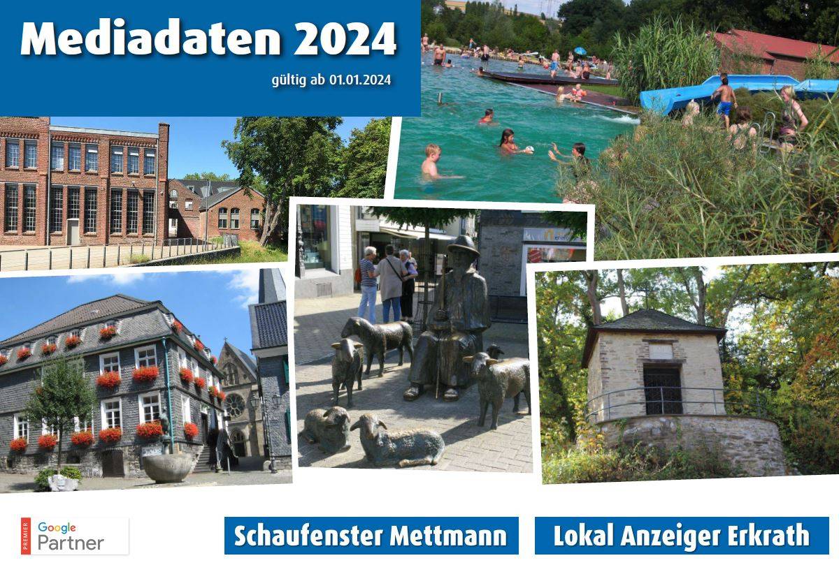 Schaufenster Mettmann & Lokalanzeiger Erkrath / Mediadaten 2024