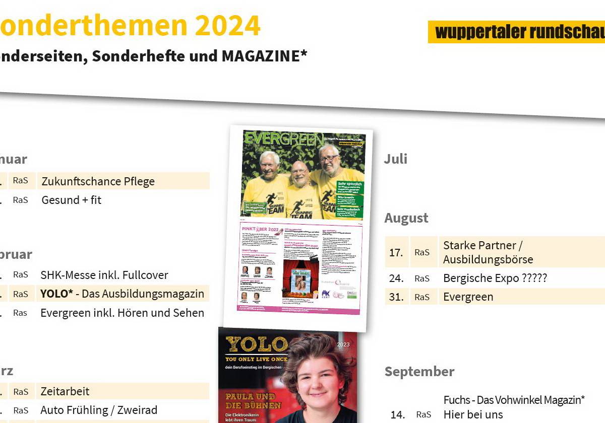 Wuppertaler Rundschau / Sonderthemen 2024