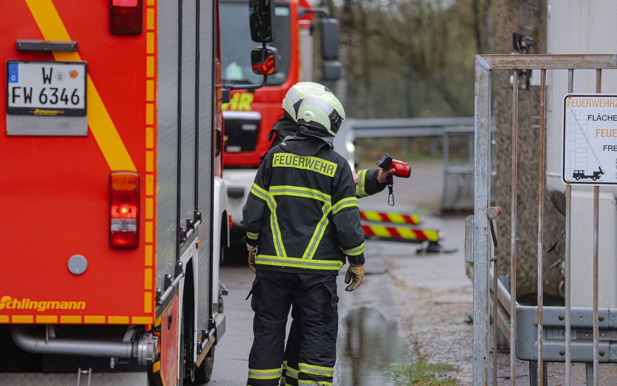 Bilder: Wuppertaler Feuerwehr-Einsatz am Härteofen​