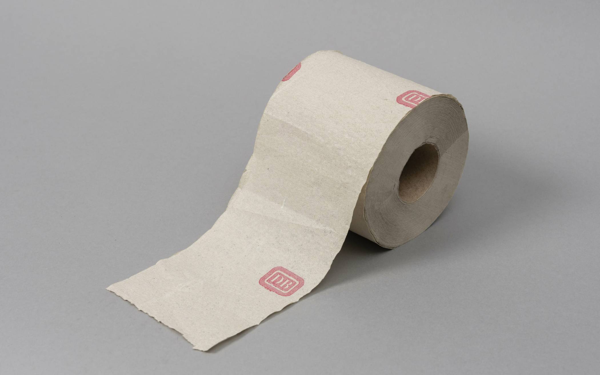 Toilettenpapier mit dem Signet der Deutschen