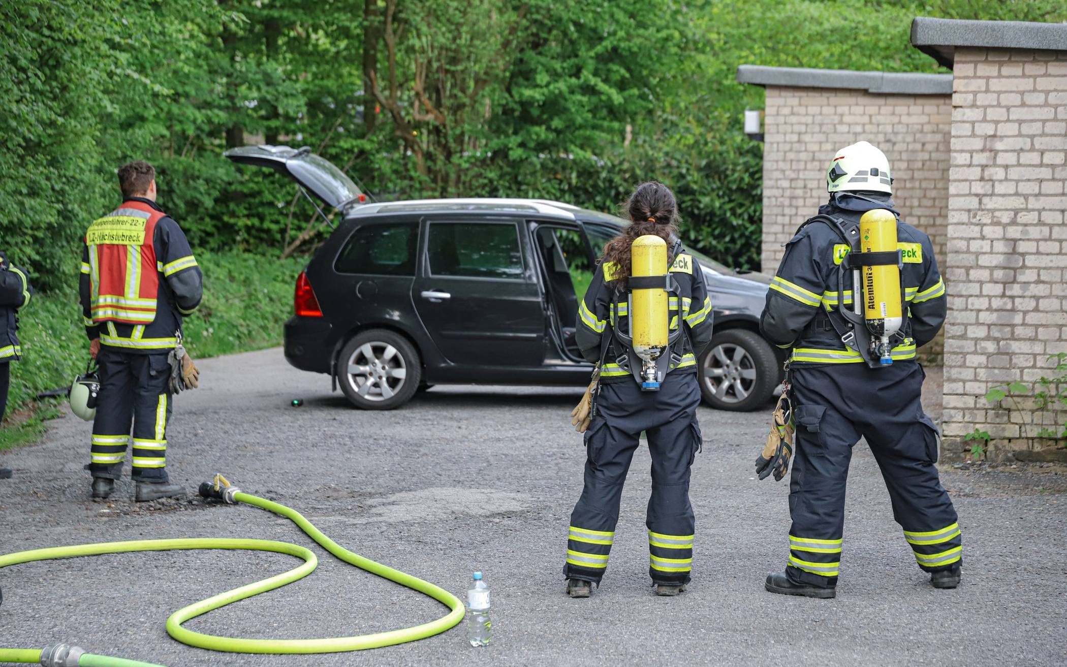 Feuerwehr-Einsatz: Pkw verliert Autogas