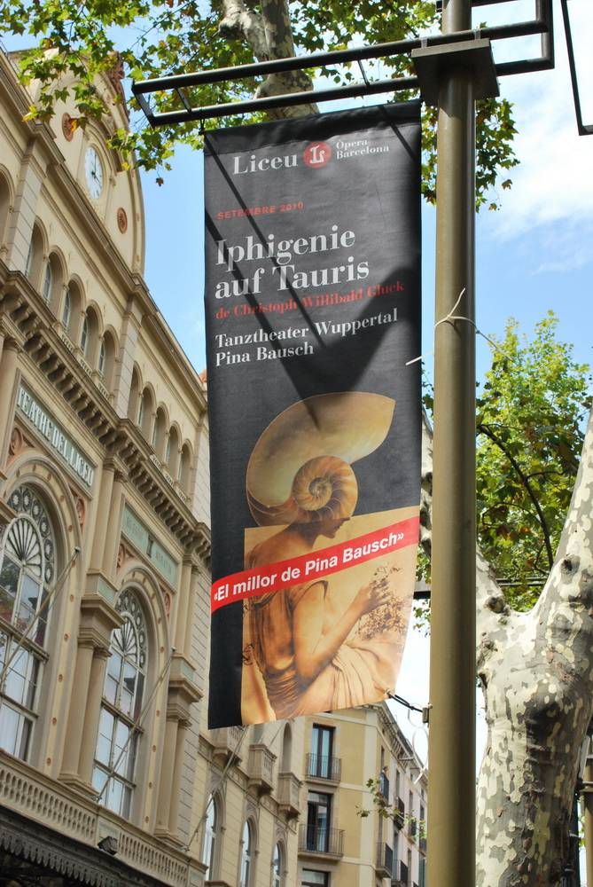 Wuppertaler Werbung in Barcelona.
