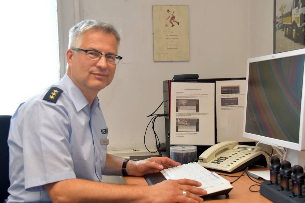 Polizeidirektor Arno Weise, der neue Leiter