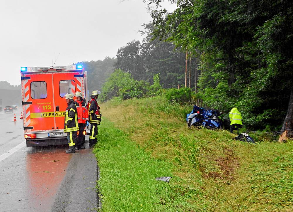 Fahrer stirbt nach Unfall auf der A1