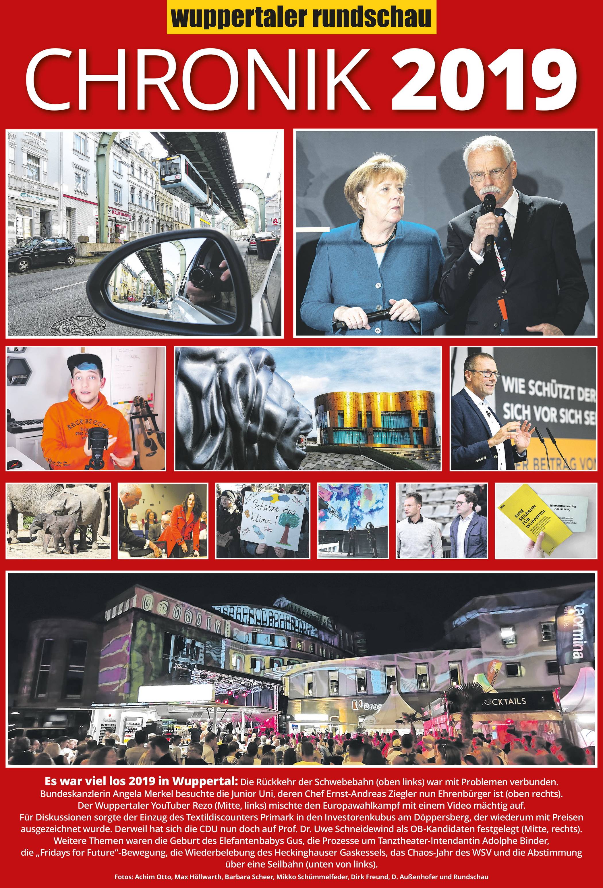 Wuppertals Chronik 2019: Y wie Yesterday …