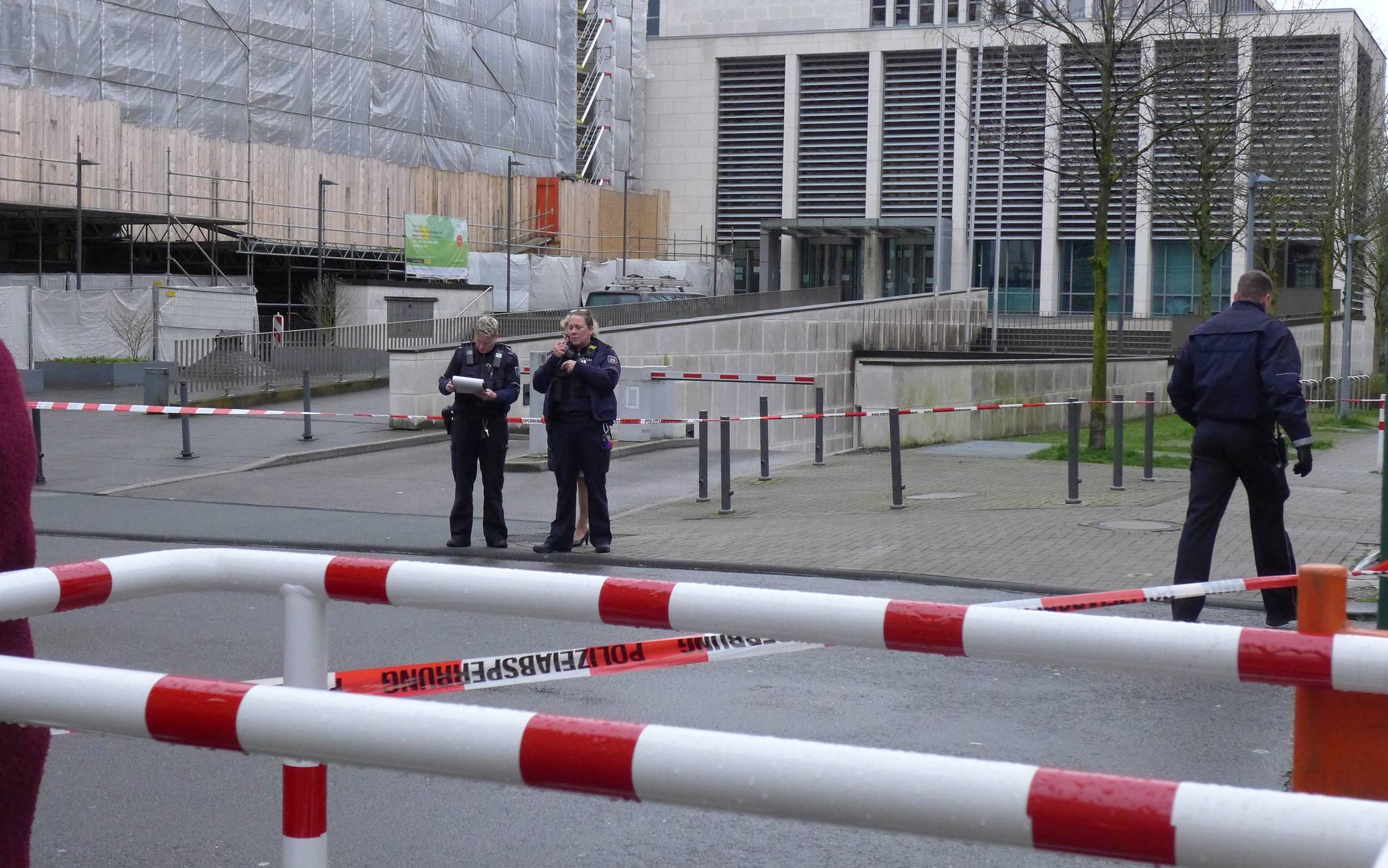 Bombendrohung am Wuppertaler Landgericht