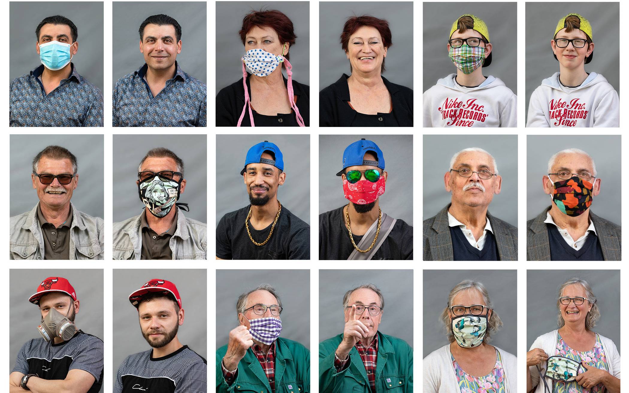  „Der maskierte Mensch“ - ein Fotoprojekt erkundet unsere „neue Normalität“ und blickt in die Gesichter hinter den Masken.  