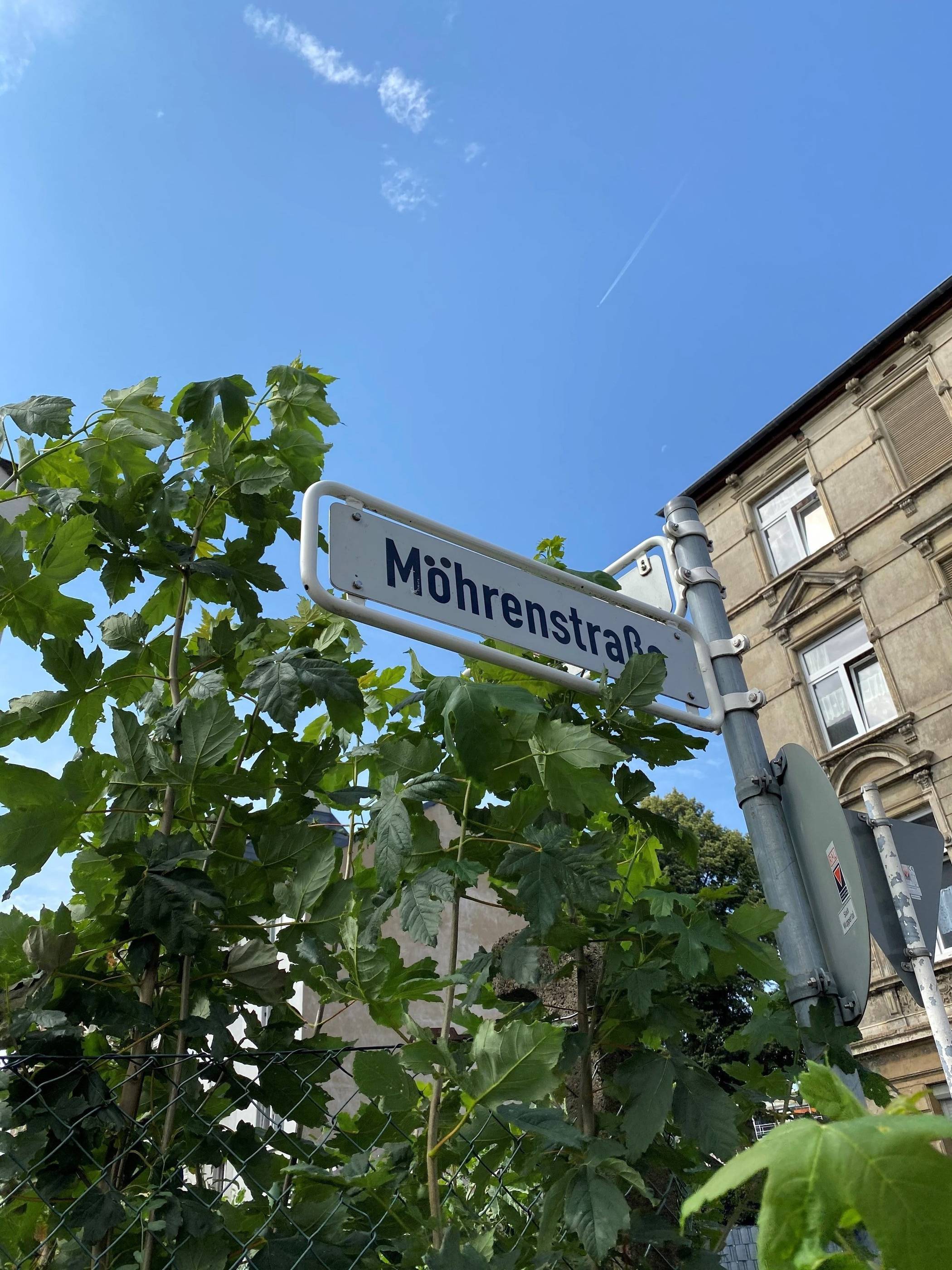 Die heiß diskutierte Mohrenstraße wurde von ein paar Spaßvögeln bereits umbenannt....