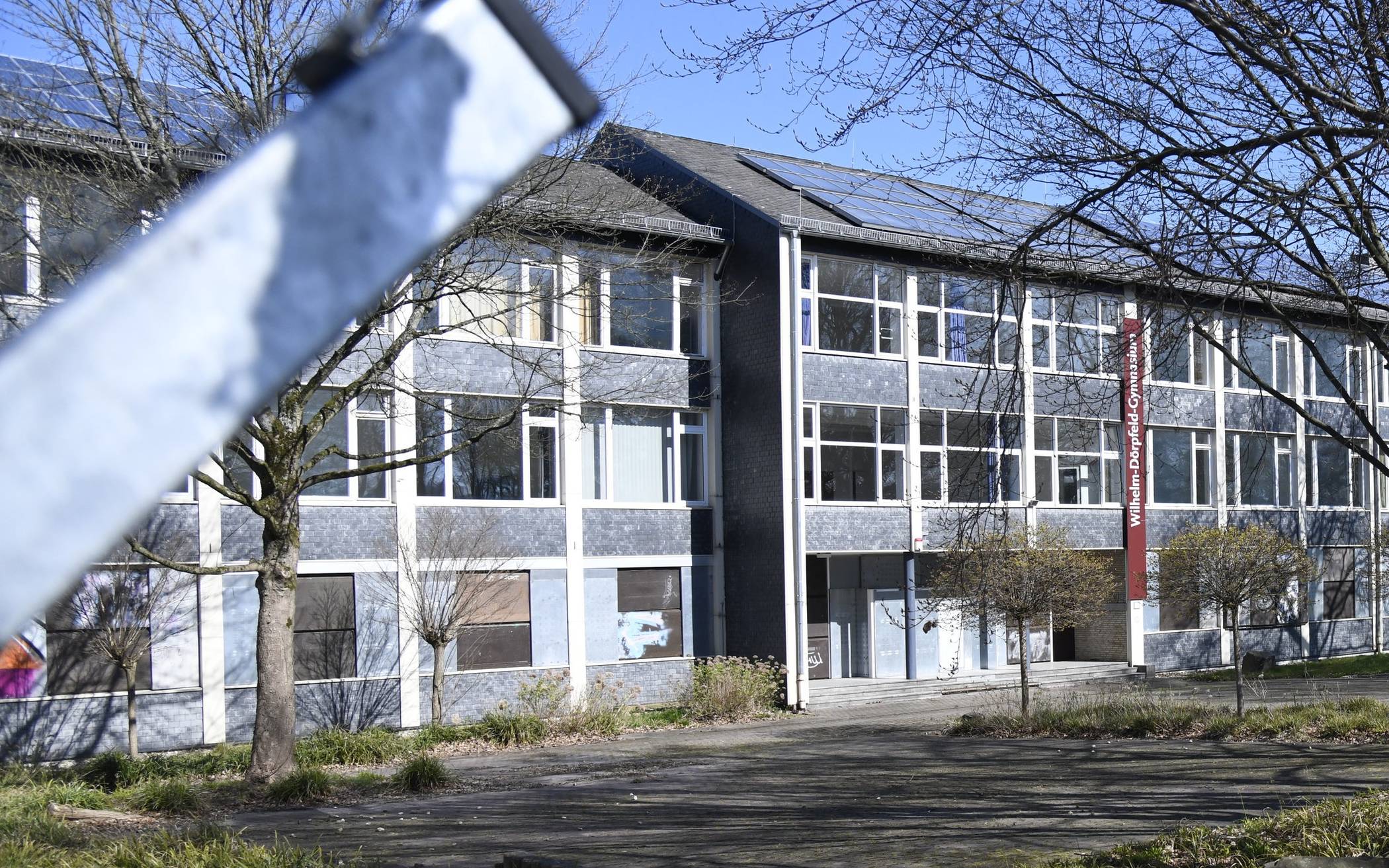  Die ehemalige Pädaogische Hochschule und spätere Justizvollzugsschule auf der Hardt. 