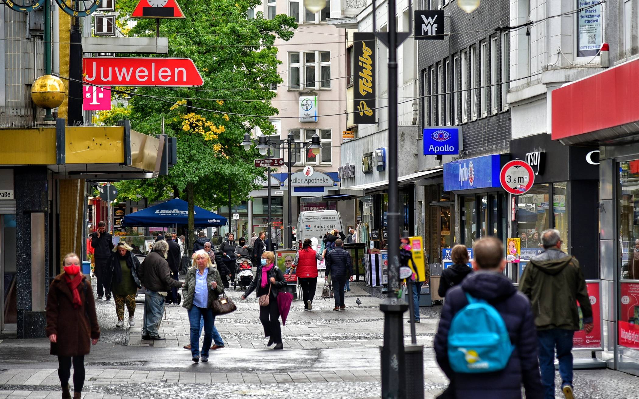  Wohin geht die Reise der Citys, hier die Fußgängerzone in Elberfeld? 