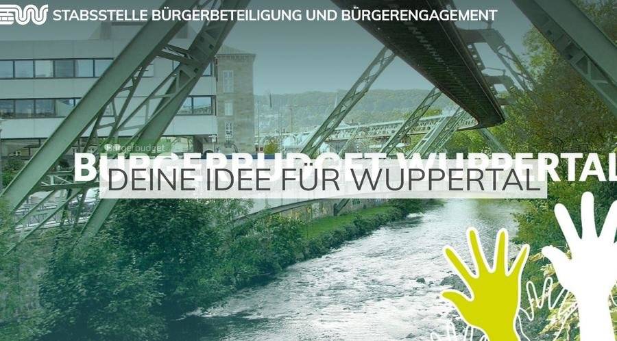 Wuppertals Bürgerbudget umfasst 200.000 Euro