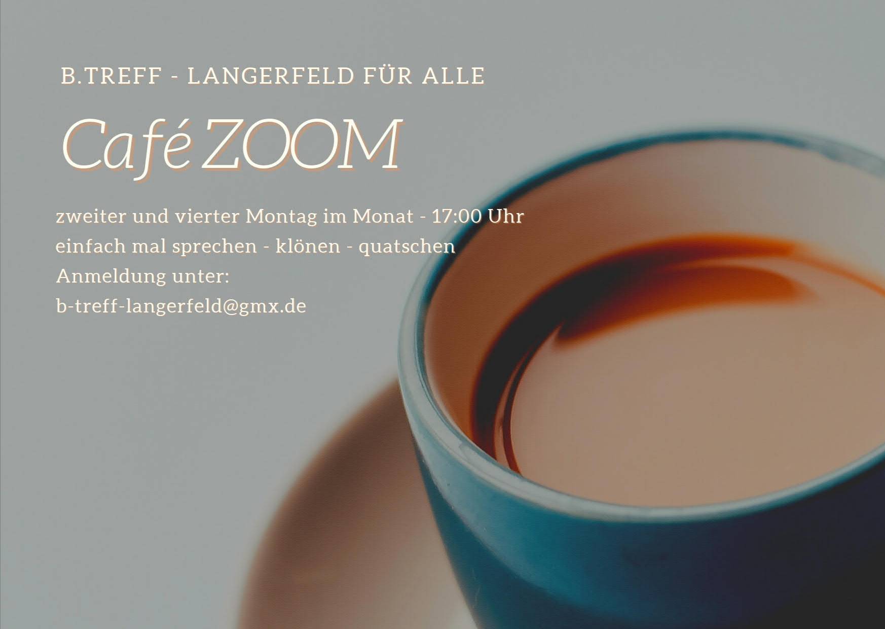 Online-Kaffeeklatsch in Langerfeld