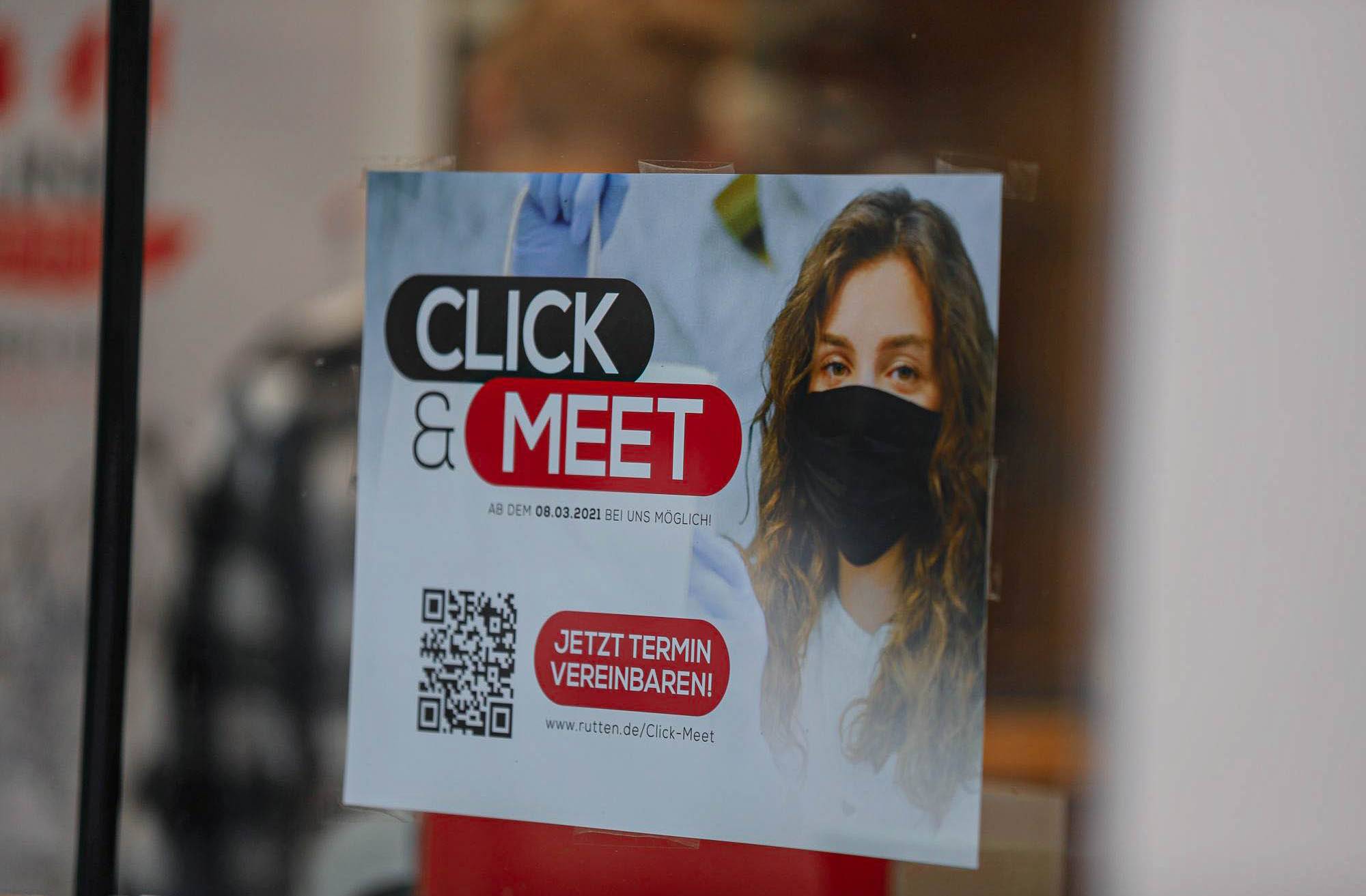 Krisenstab will „Click & Meet“-Auswirkungen beobachten
