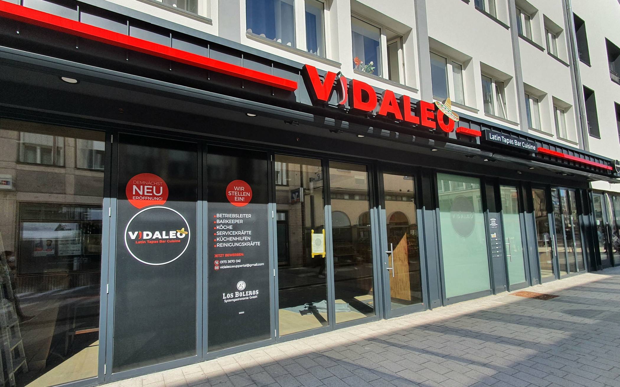  Demnächst neu an der Herzogstraße 32 in der Elberfelder City ist das „Vidaleo“, das als „Latin Tapas Bar“ die Gastro-Meile um eine weitere Facette ergänzt.  