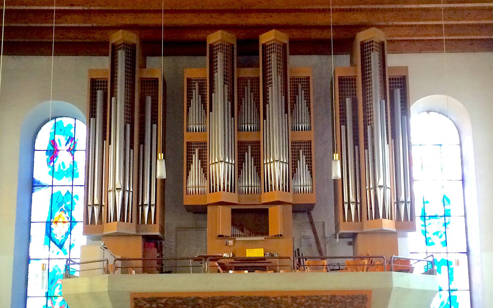  Die Klais-Orgel der Alten luth. Kirche am Kolk. 
