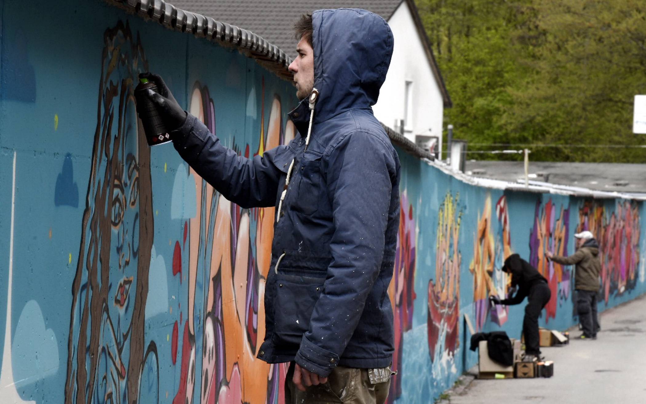 Sprayer aus Wuppertal und Umgebung gestalteten