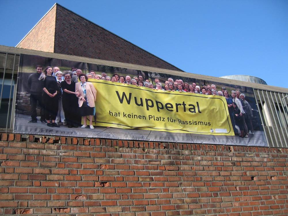 Kundgebung für jüdisches Leben in Wuppertal