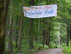 Protestplakat im Osterholz-Wald.