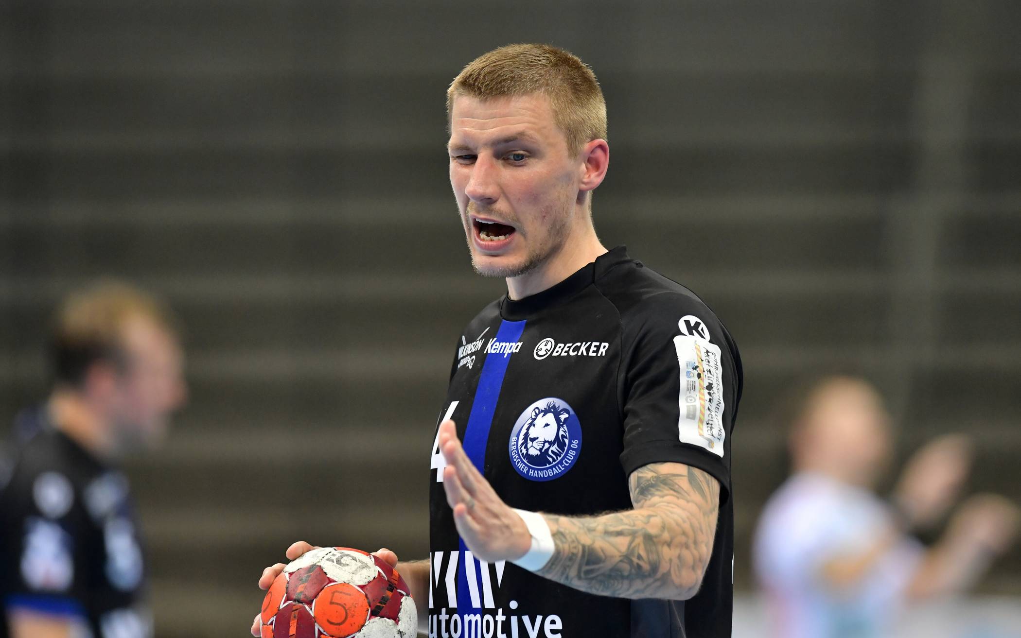  Linus Arnesson vom Handball-Bundesligisten BHC. 