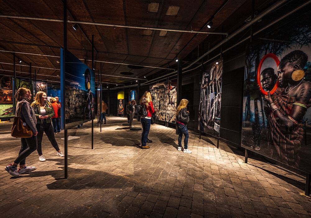 Abrundung der Show: Die Ausstellung zur Entstehungsgeschichte der Bilder mit Infos zu...