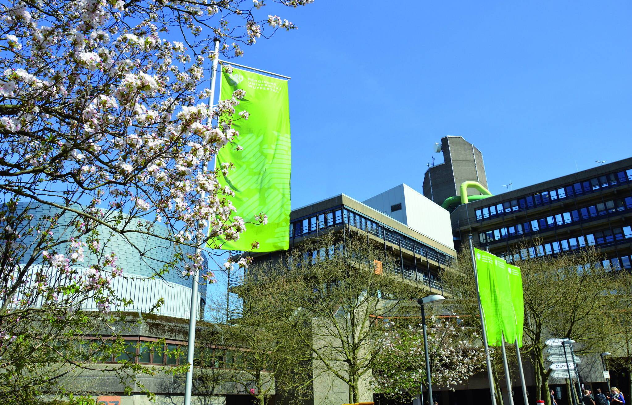 Die Bergische Uni auf dem Grifflenberg.