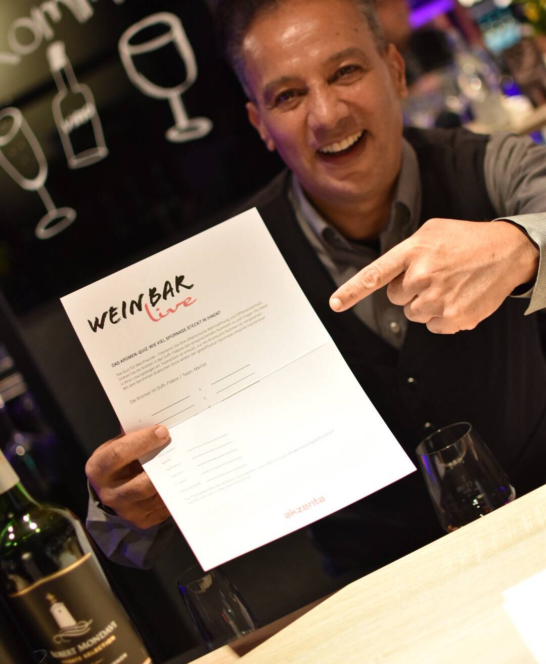 Weinbar live – akzentas neue Eventreihe