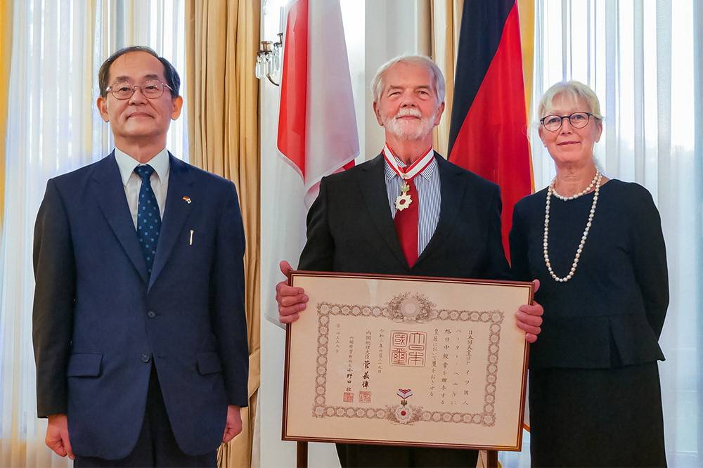 Hennicke erhält Japans höchste Auszeichnung
