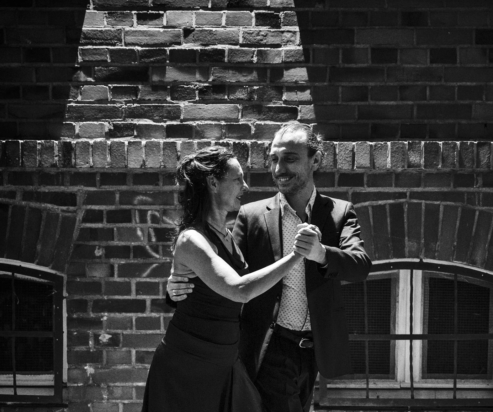  Der argentinische Tango-Tanzlehrer Cesar Spengler und seine Schülerin Eva Cukoic. 