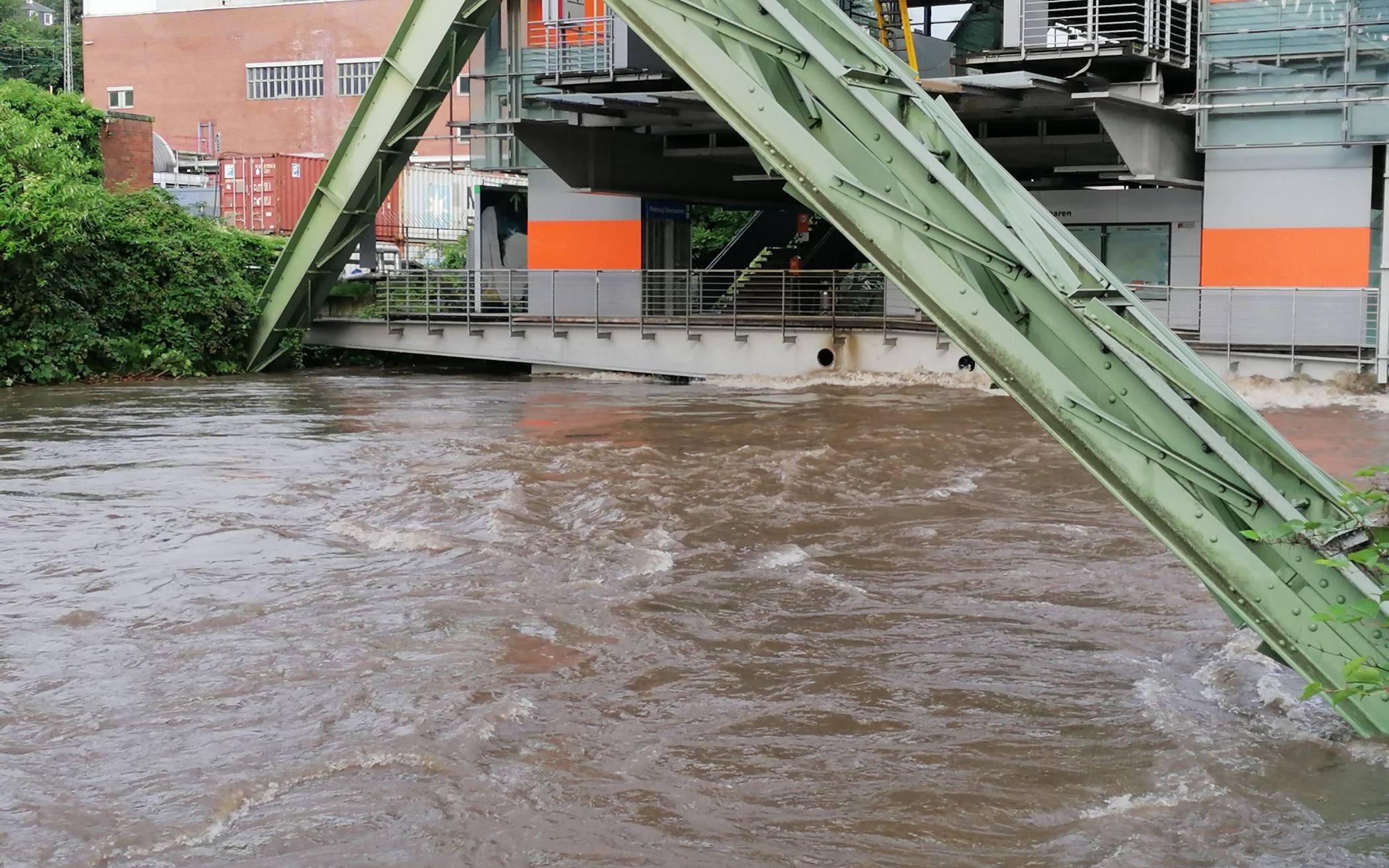  Das Juli-Hochwasser in Wuppertal. 