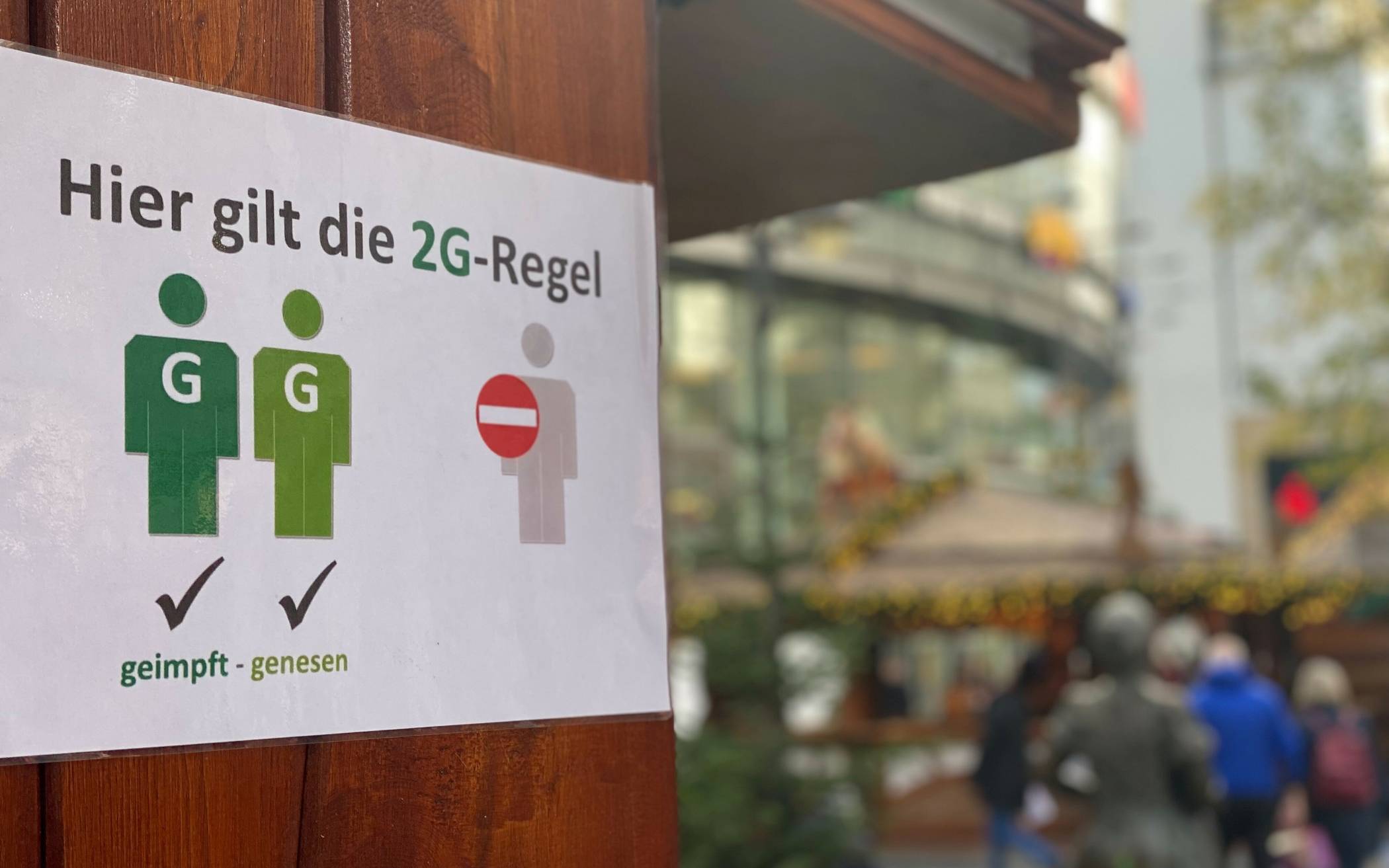 2G-Regel auf Wuppertals Weihnachtsmärkten