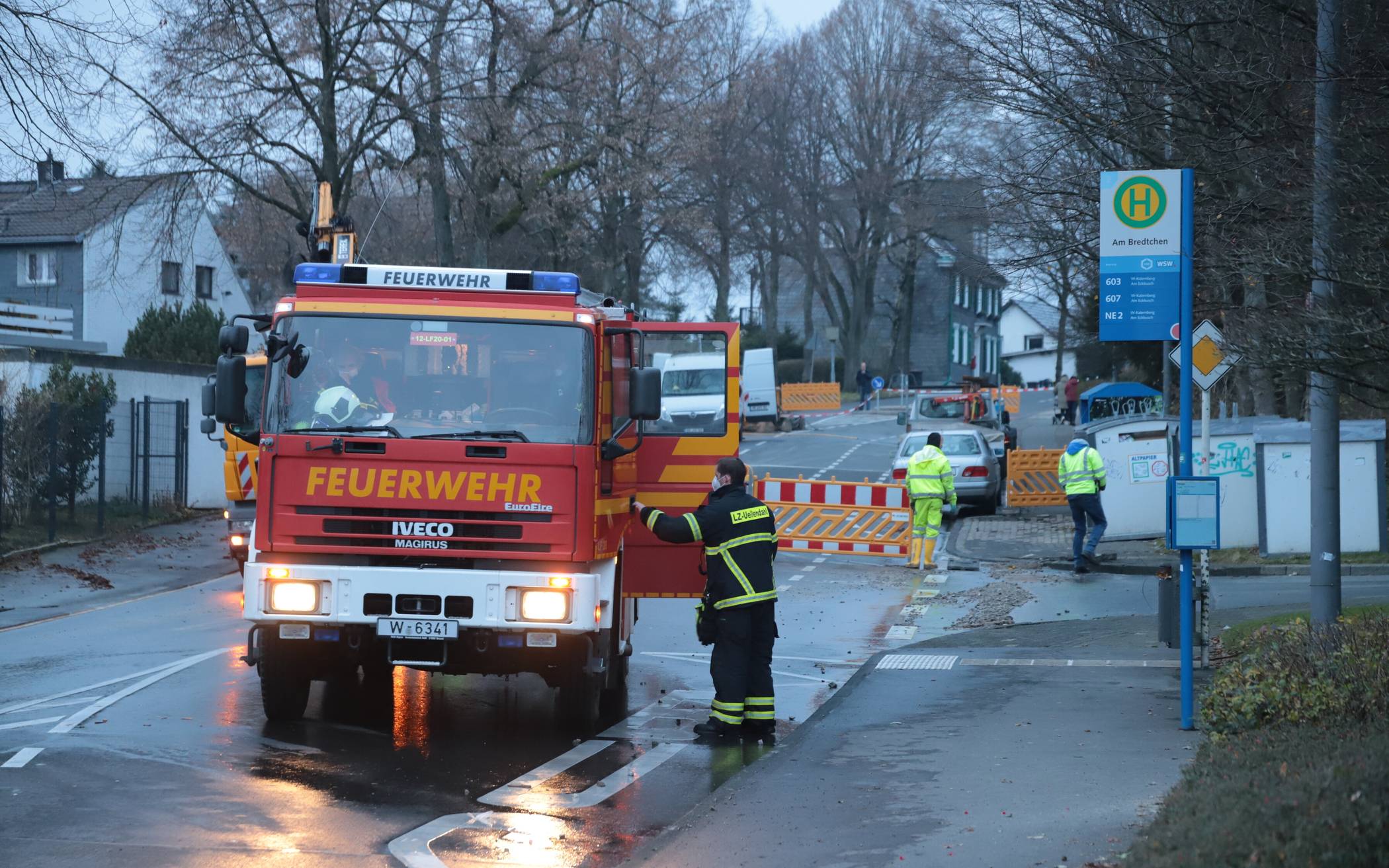 Wasserrohrbruch: Hainstraße bis Montag gesperrt