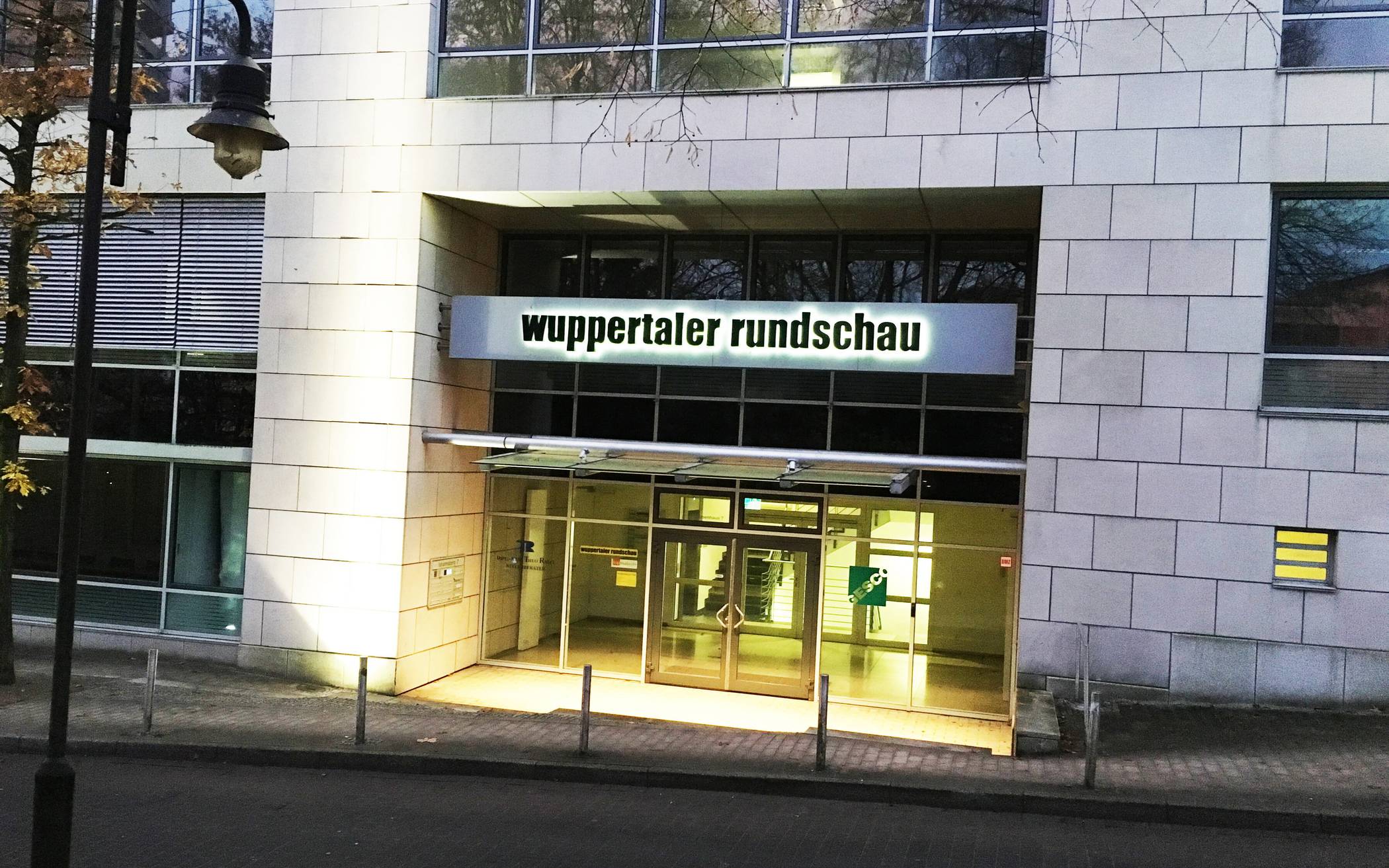  Der Verlagssitz der Rundschau am Elberfelder Johannisberg. 