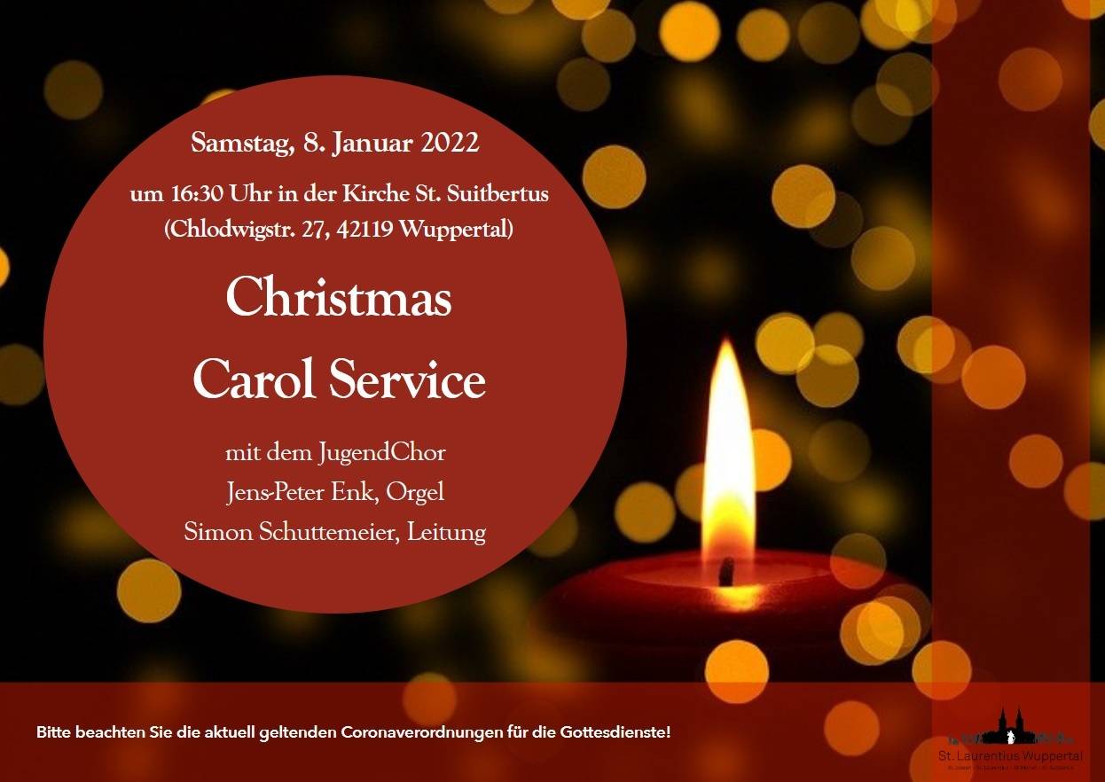 „Christmas Carol Service“ der Laurentiusmusik