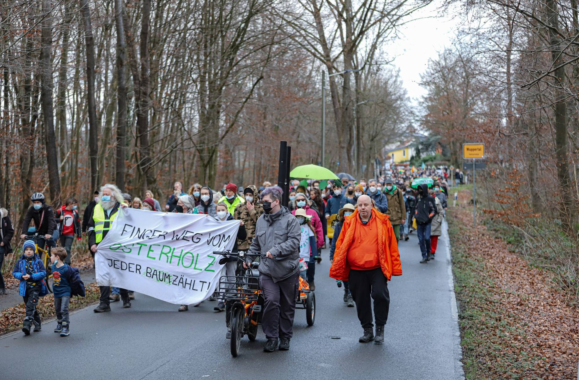 Demo am Sonntag im Osterholz.