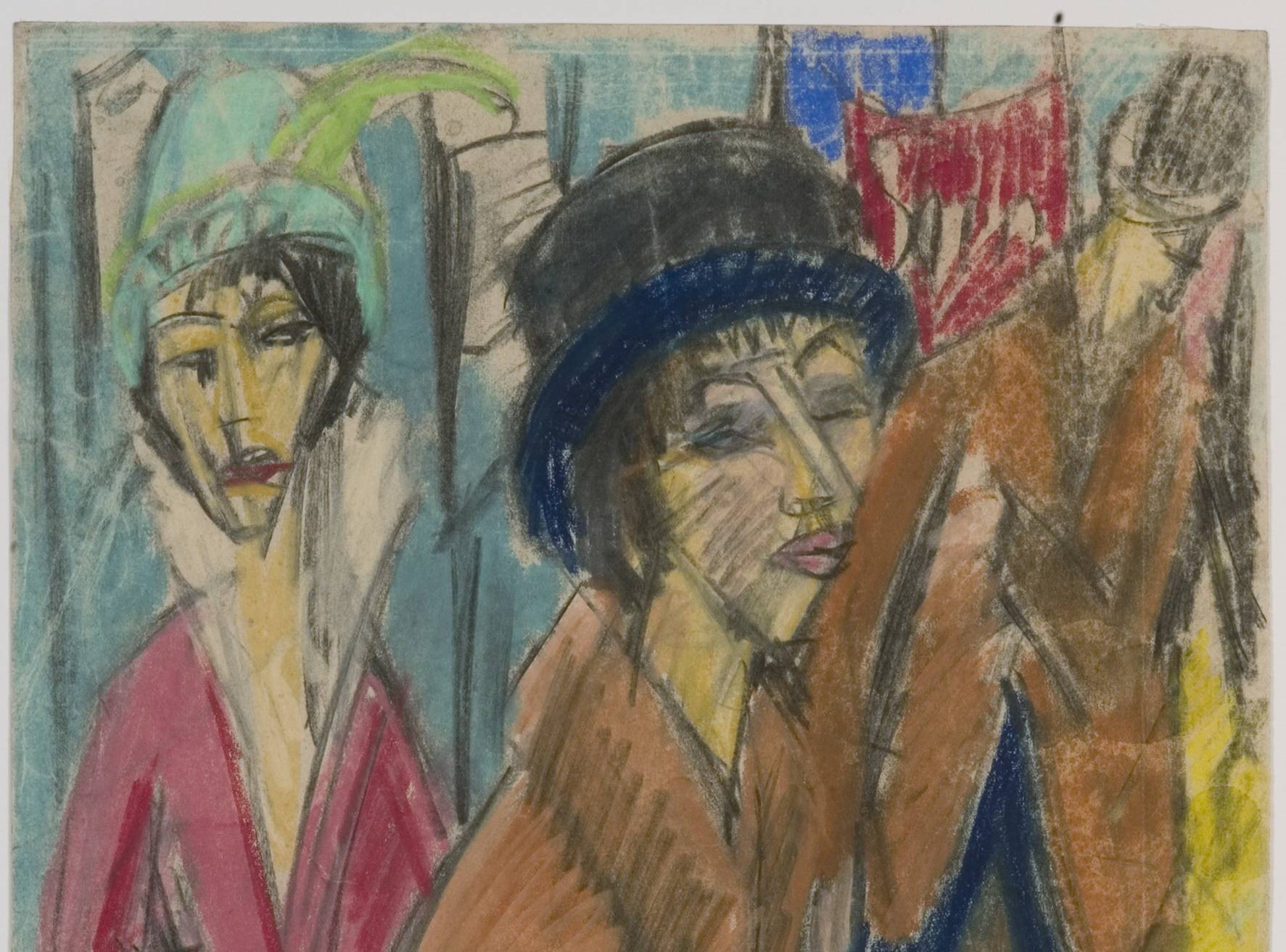  Ernst Ludwig Kirchner, Frauen auf der Straße, 1913/14. 