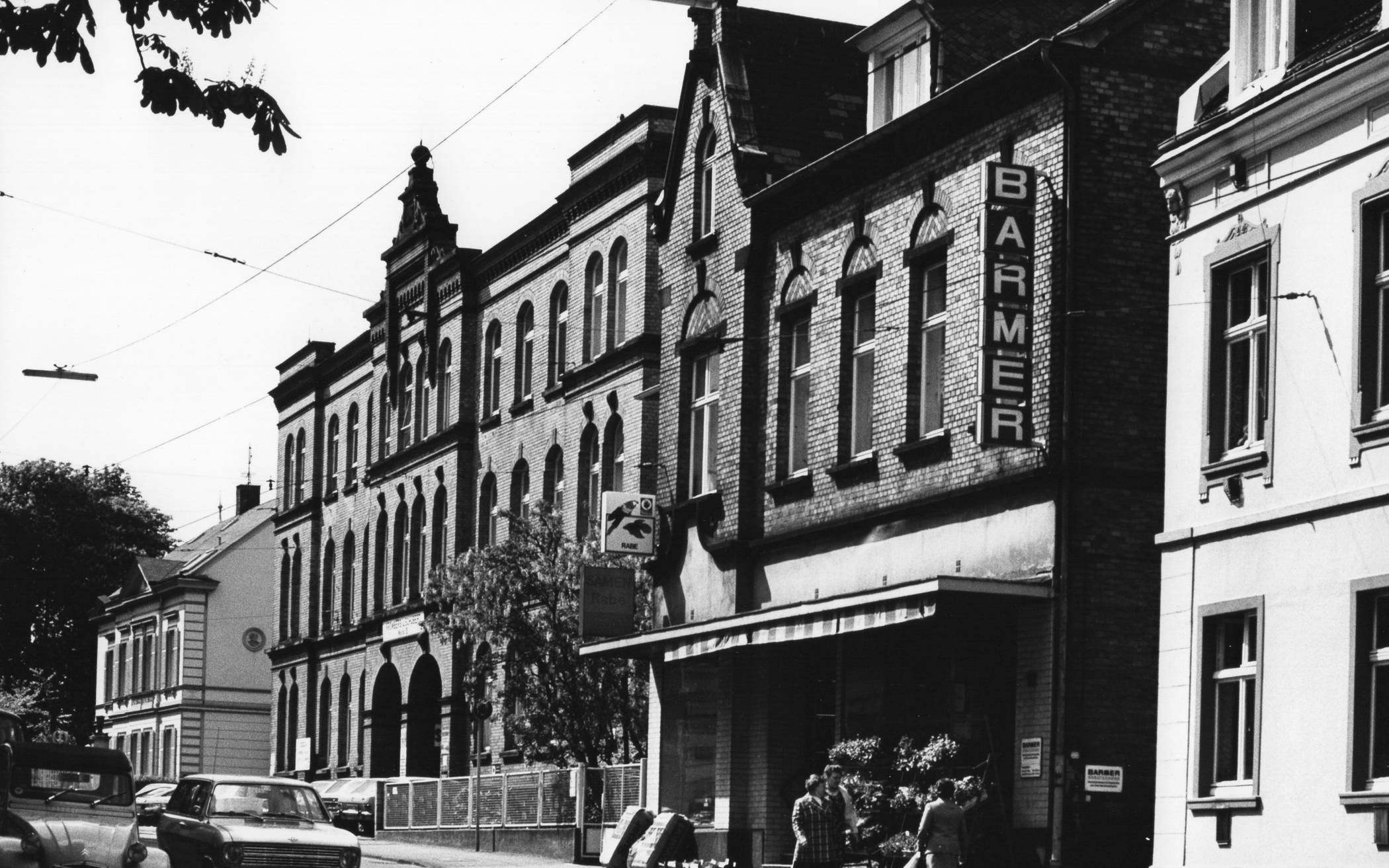 Alb. &amp; E. Henkels, Hauptgebäude, Seitenansicht, ca. 1960er...