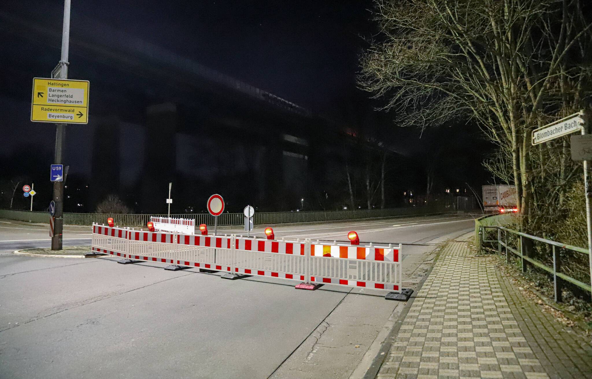 Die Brücke wurde im Februar gesperrt