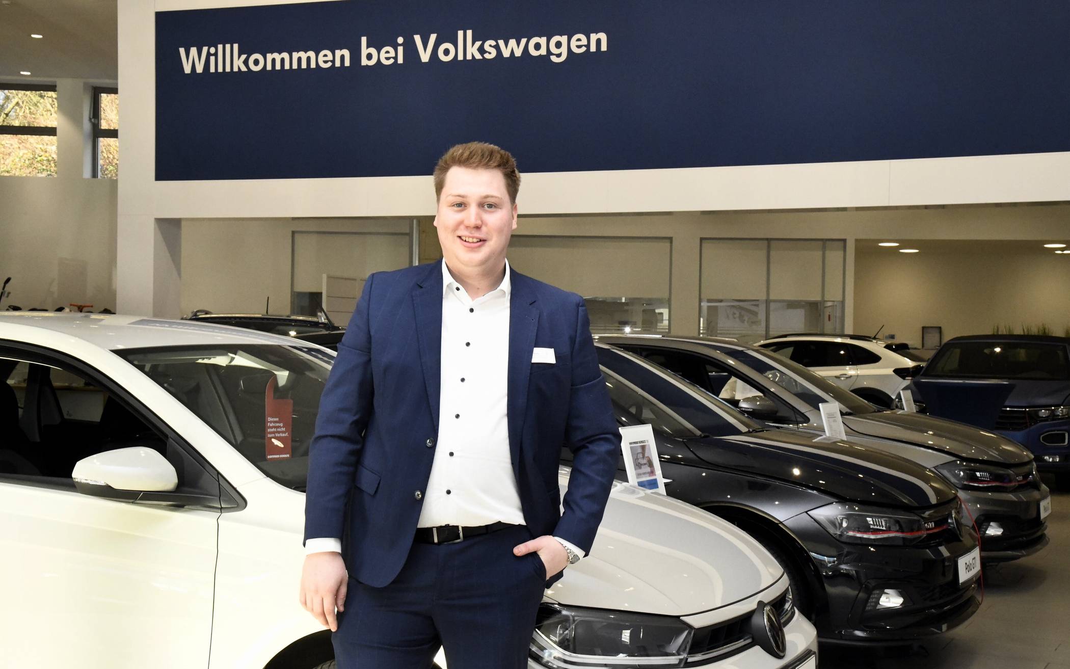 Tobias wird Automobilkaufmann bei Gottfried Schultz