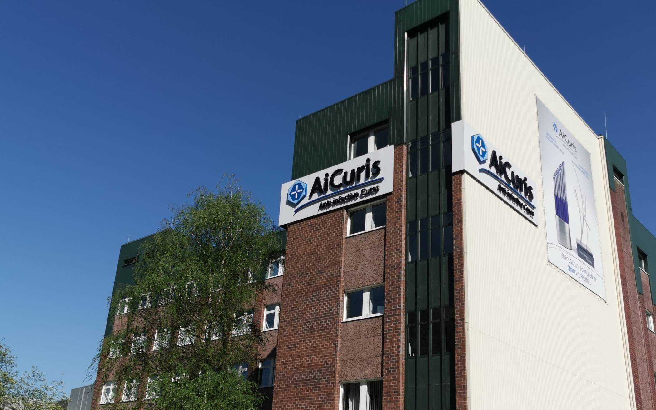 Das AiCuris-Gebäude in Wuppertal.
